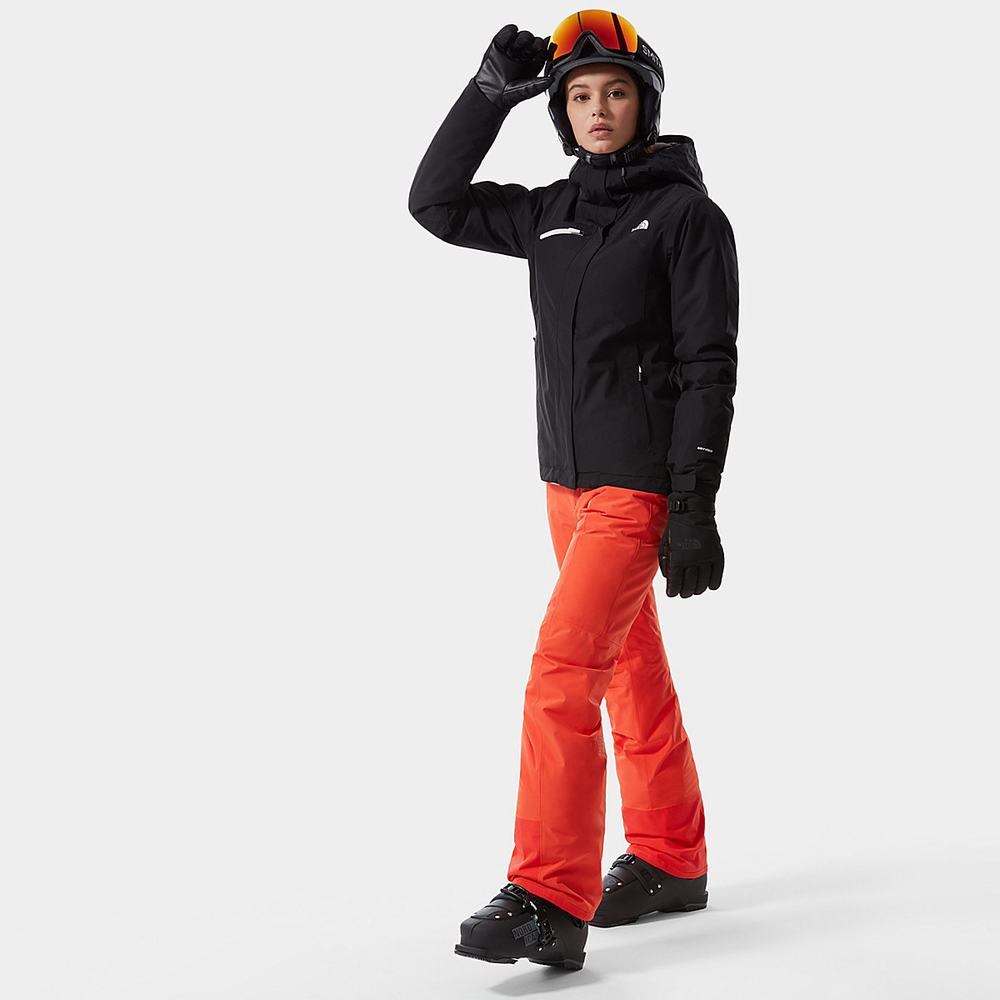 Nepremokavé Bundy The North Face Descendit Damske Čierne Biele | IJB-734519