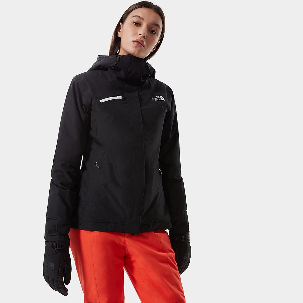 Nepremokavé Bundy The North Face Descendit Damske Čierne Biele | IJB-734519