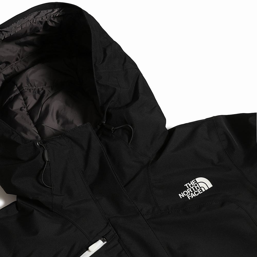 Nepremokavé Bundy The North Face Descendit Damske Čierne Biele | IJB-734519
