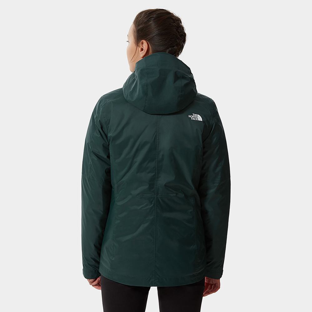Nepremokavé Bundy The North Face Down Insulated DryVent™ Triclimate Damske Zelene | ZKH-081792