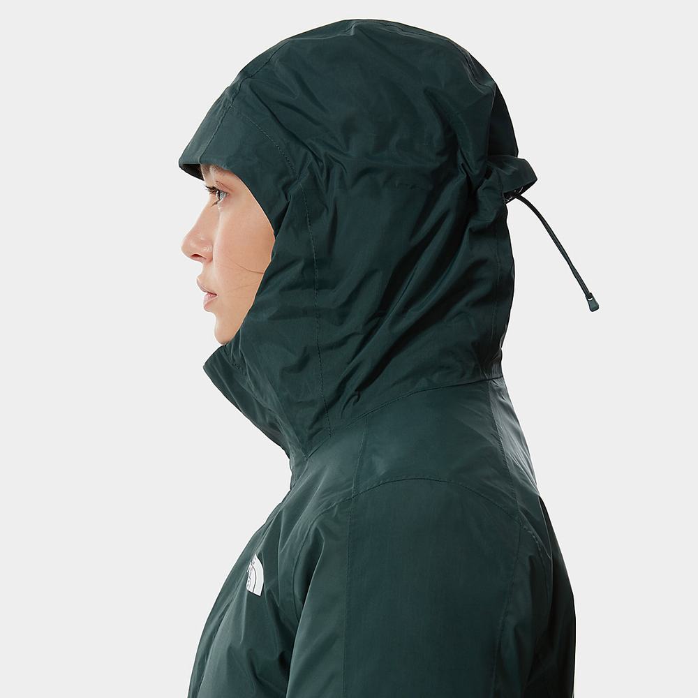 Nepremokavé Bundy The North Face Down Insulated DryVent™ Triclimate Damske Zelene | ZKH-081792