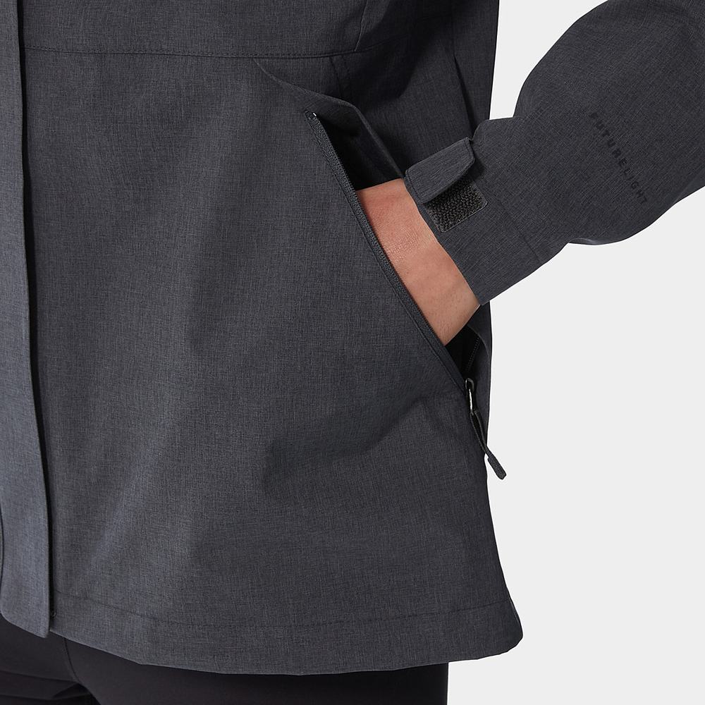 Nepremokavé Bundy The North Face Dryzzle FUTURELIGHT™ Damske Tmavo Siva | BVY-974358