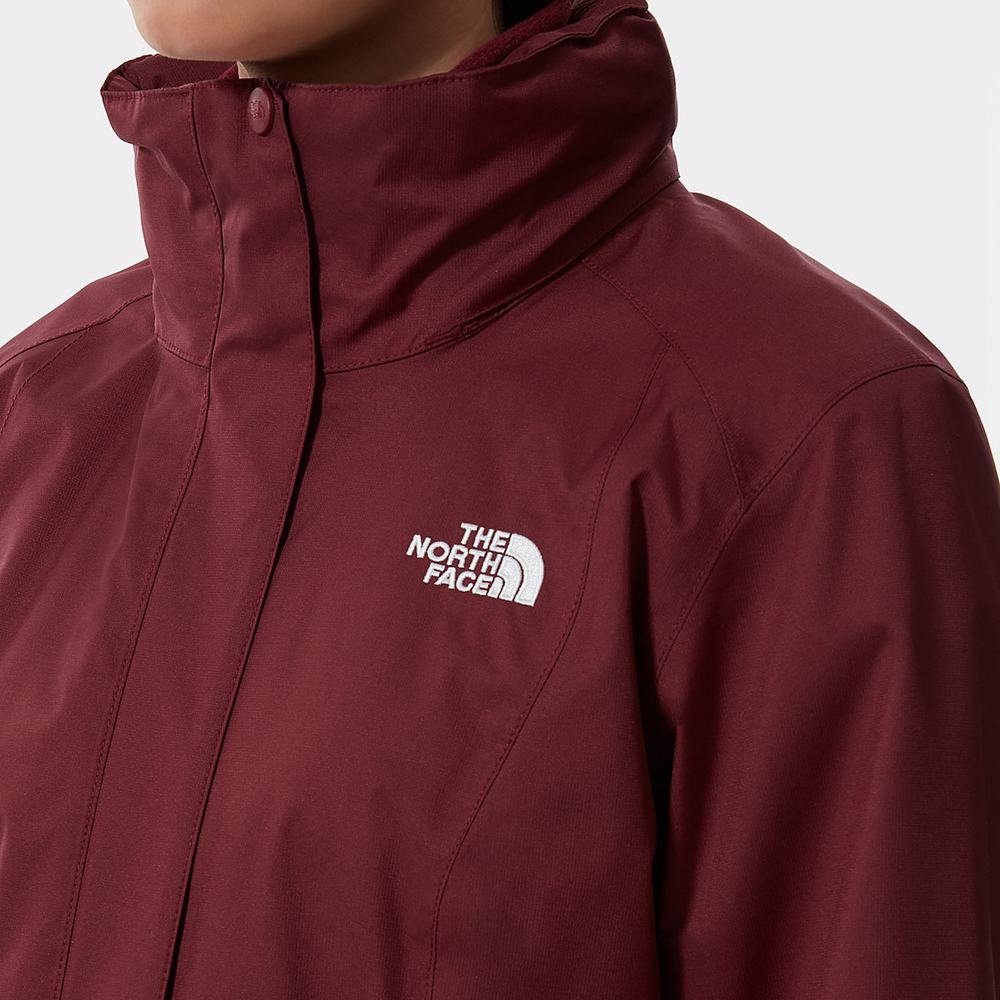 Nepremokavé Bundy The North Face Evolve II Triclimate® Damske Červené | VOR-524368
