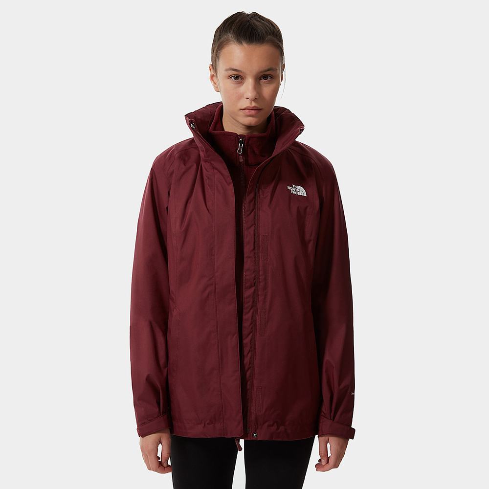 Nepremokavé Bundy The North Face Evolve II Triclimate® Damske Červené | VOR-524368