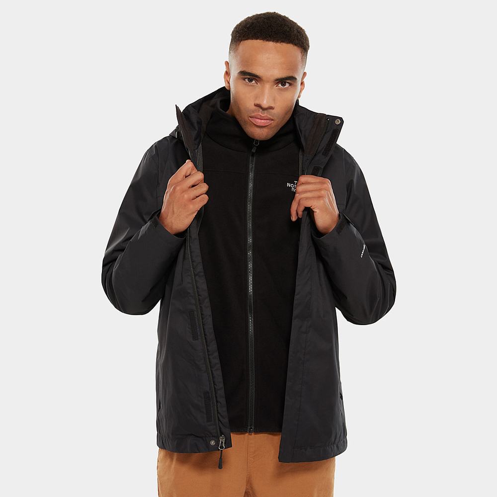 Nepremokavé Bundy The North Face Evolve II Triclimate® Panske Čierne | YQM-782630