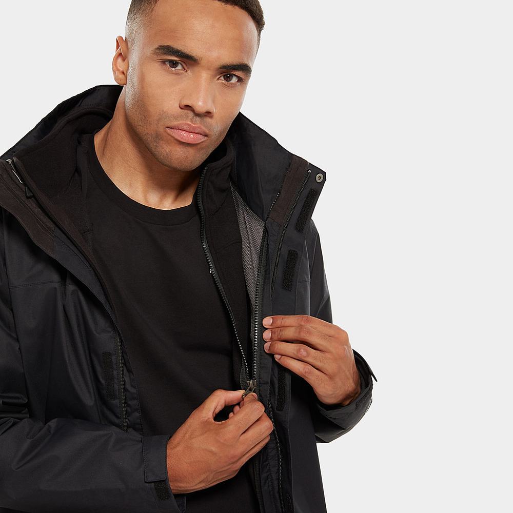Nepremokavé Bundy The North Face Evolve II Triclimate® Panske Čierne | YQM-782630