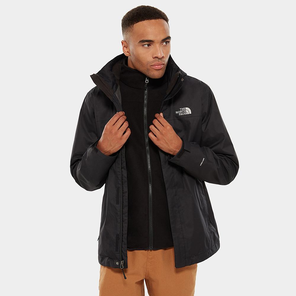 Nepremokavé Bundy The North Face Evolve II Triclimate® Panske Čierne | YQM-782630