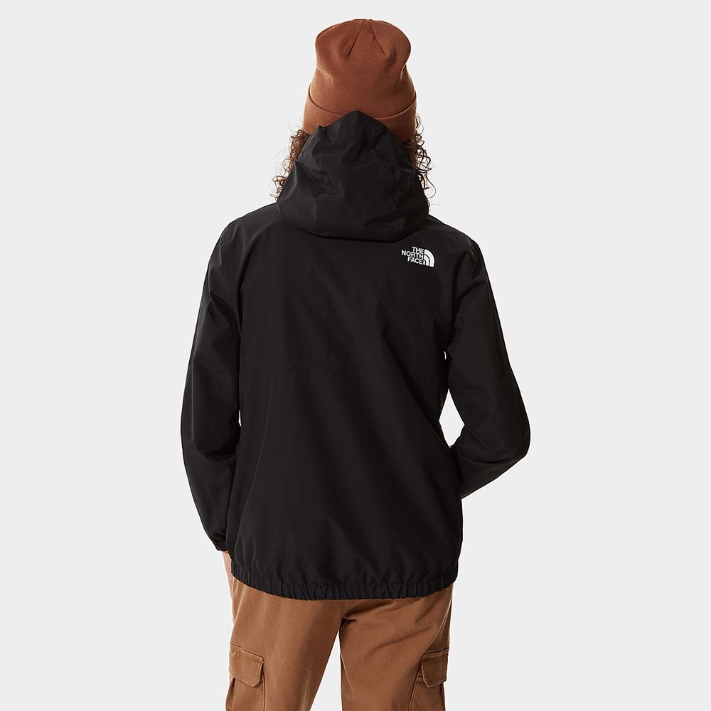 Nepremokavé Bundy The North Face Fanorak Damske Čierne | YSR-430721