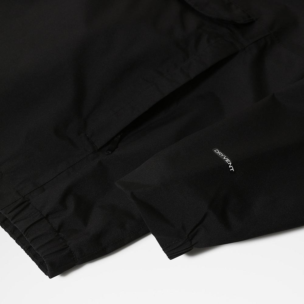 Nepremokavé Bundy The North Face Fanorak Damske Čierne | YSR-430721