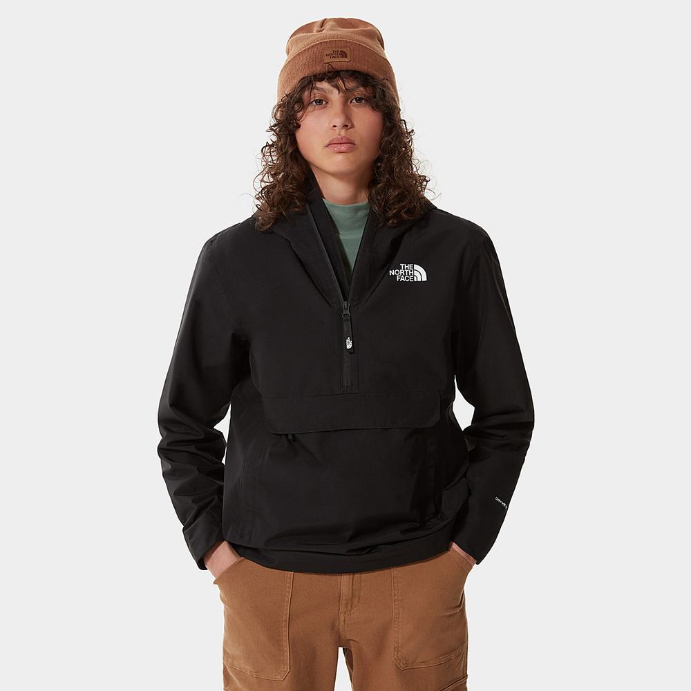 Nepremokavé Bundy The North Face Fanorak Damske Čierne | YSR-430721