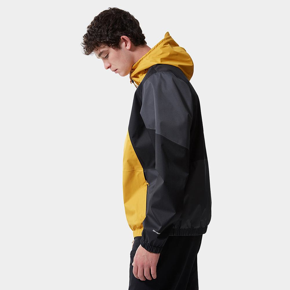 Nepremokavé Bundy The North Face Farside Panske Žlté | DZR-025398