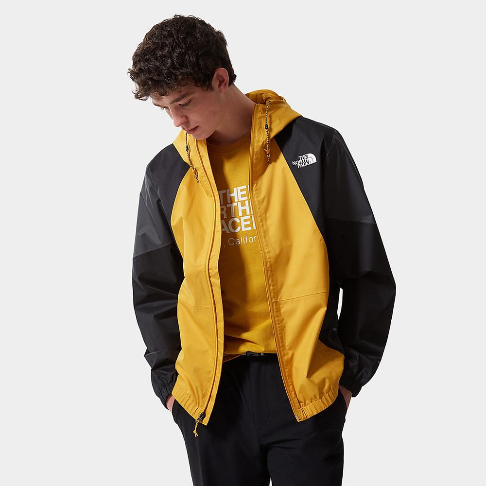 Nepremokavé Bundy The North Face Farside Panske Žlté | DZR-025398