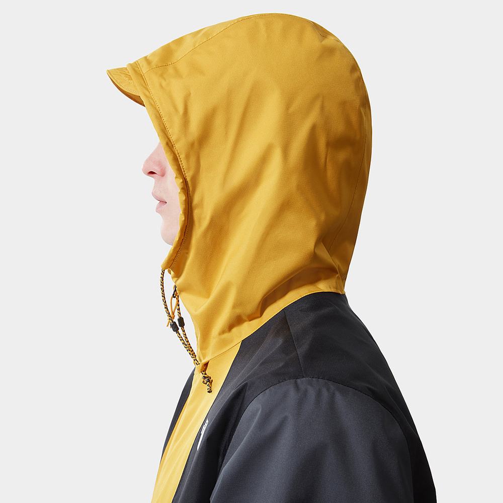 Nepremokavé Bundy The North Face Farside Panske Žlté | DZR-025398