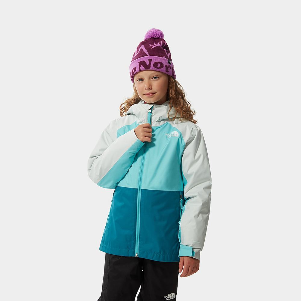Nepremokavé Bundy The North Face Freedom Triclimate Dievcenske Modre | AIH-679315