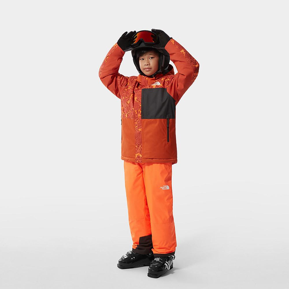 Nepremokavé Bundy The North Face Freedom Extreme Insulated Chlapcenske Červené Oranžové Maskacove | GWF-390658