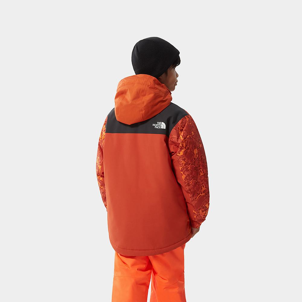 Nepremokavé Bundy The North Face Freedom Extreme Insulated Chlapcenske Červené Oranžové Maskacove | GWF-390658