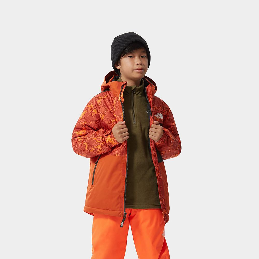 Nepremokavé Bundy The North Face Freedom Extreme Insulated Chlapcenske Červené Oranžové Maskacove | GWF-390658