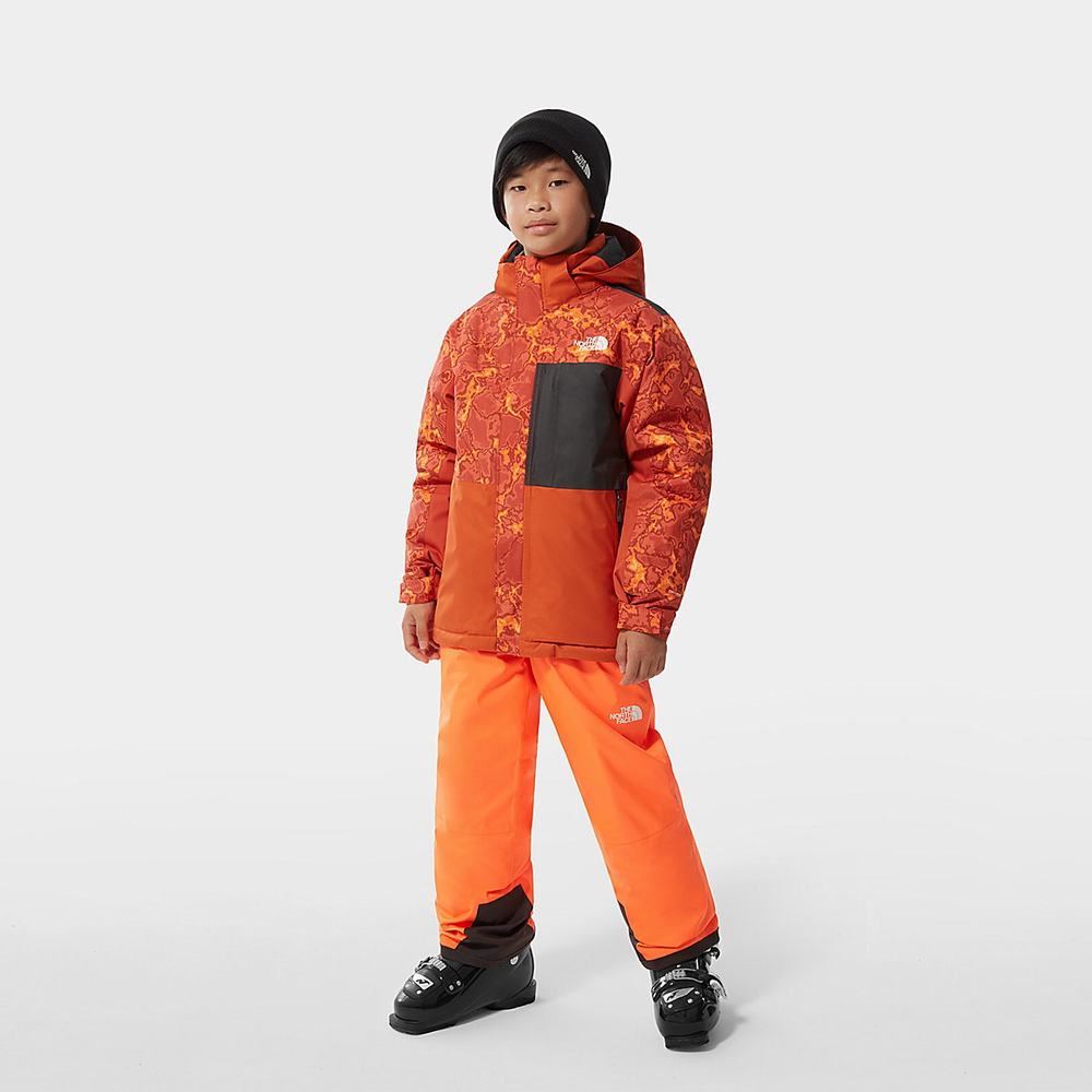 Nepremokavé Bundy The North Face Freedom Extreme Insulated Chlapcenske Červené Oranžové Maskacove | GWF-390658
