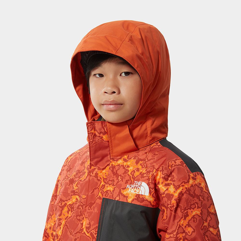 Nepremokavé Bundy The North Face Freedom Extreme Insulated Chlapcenske Červené Oranžové Maskacove | GWF-390658