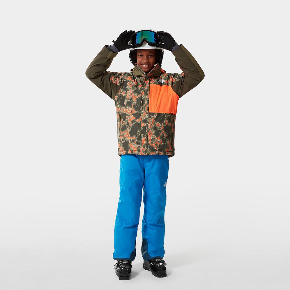 Nepremokavé Bundy The North Face Freedom Extreme Insulated Chlapcenske Zelene Maskacove | JYP-750638