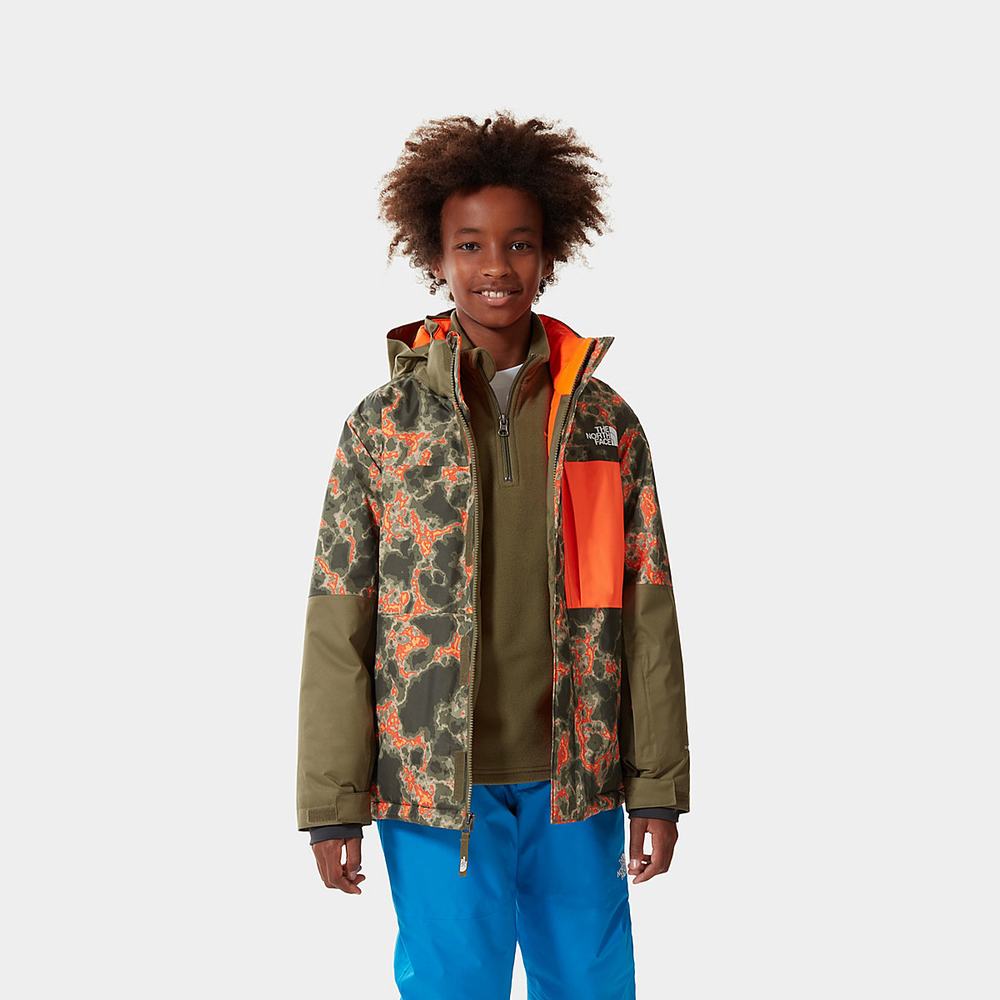 Nepremokavé Bundy The North Face Freedom Extreme Insulated Chlapcenske Zelene Maskacove | JYP-750638
