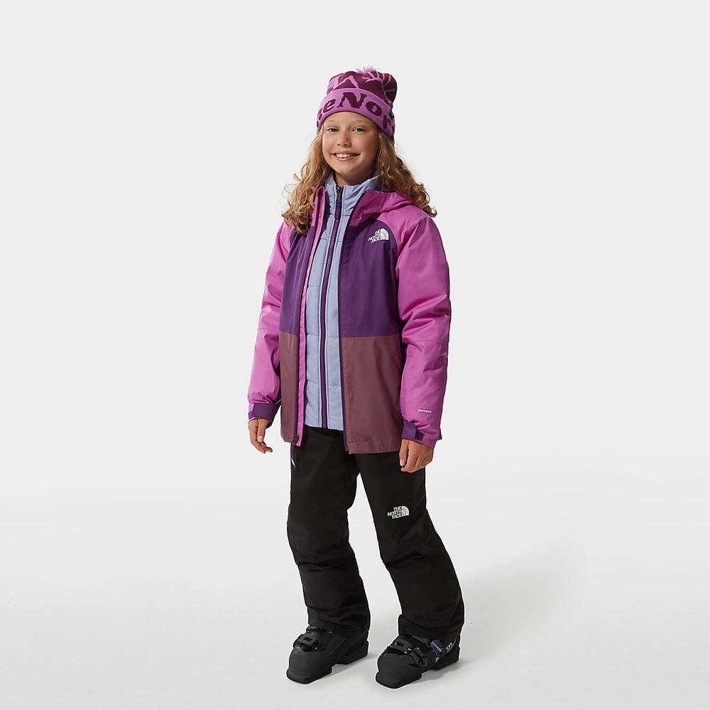 Nepremokavé Bundy The North Face Freedom Triclimate Dievcenske Nachový | KJM-035649