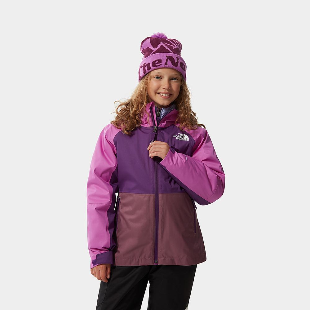 Nepremokavé Bundy The North Face Freedom Triclimate Dievcenske Nachový | KJM-035649