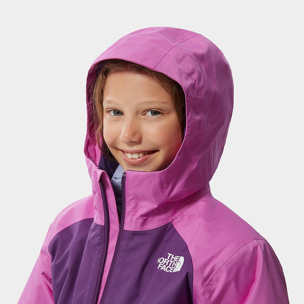 Nepremokavé Bundy The North Face Freedom Triclimate Dievcenske Nachový | KJM-035649
