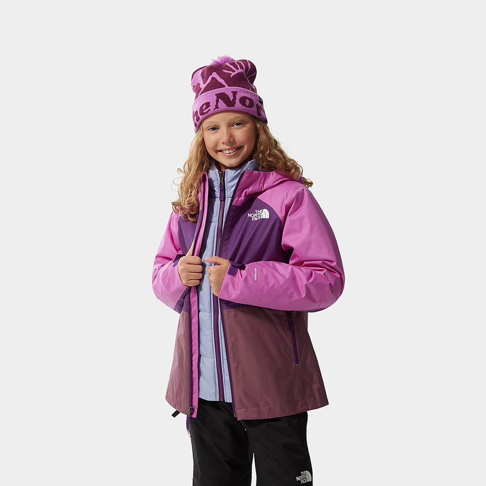 Nepremokavé Bundy The North Face Freedom Triclimate Dievcenske Nachový | KJM-035649