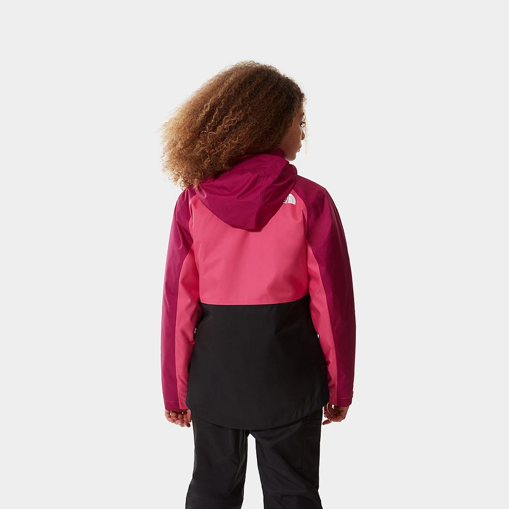 Nepremokavé Bundy The North Face Freedom Triclimate Dievcenske Ruzove | RBM-490172