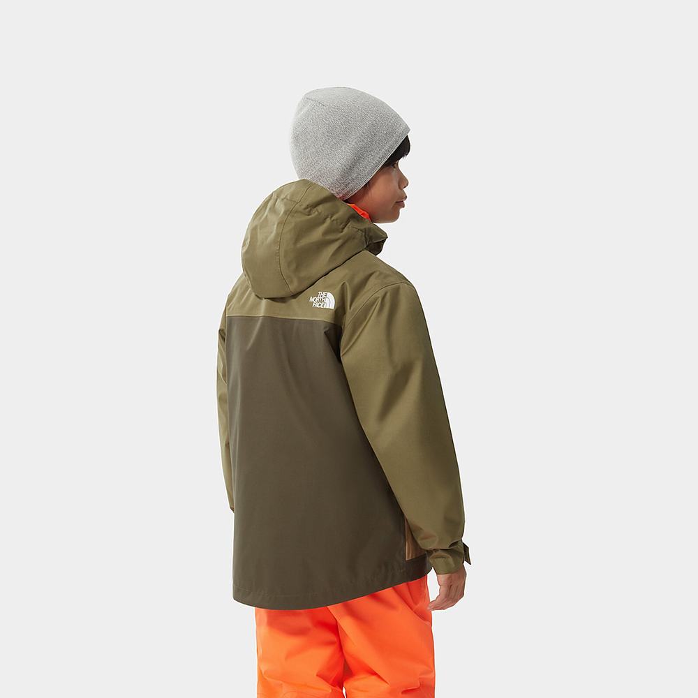 Nepremokavé Bundy The North Face Freedom Triclimate Chlapcenske Olivovo Zelená Zelene | YMB-634092