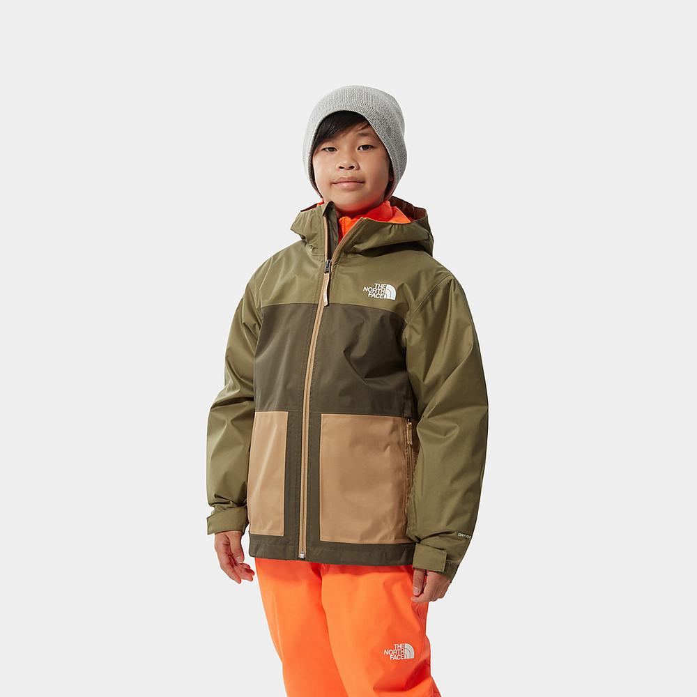 Nepremokavé Bundy The North Face Freedom Triclimate Chlapcenske Olivovo Zelená Zelene | YMB-634092