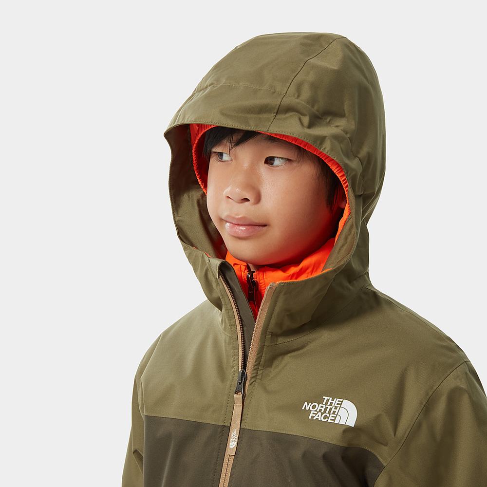 Nepremokavé Bundy The North Face Freedom Triclimate Chlapcenske Olivovo Zelená Zelene | YMB-634092
