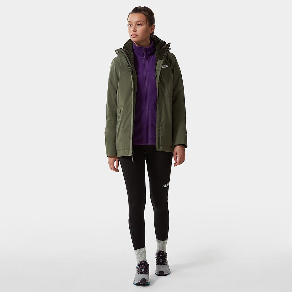 Nepremokavé Bundy The North Face Inlux Insulated Damske Olivovo Zelená Zelene | ZKU-780645