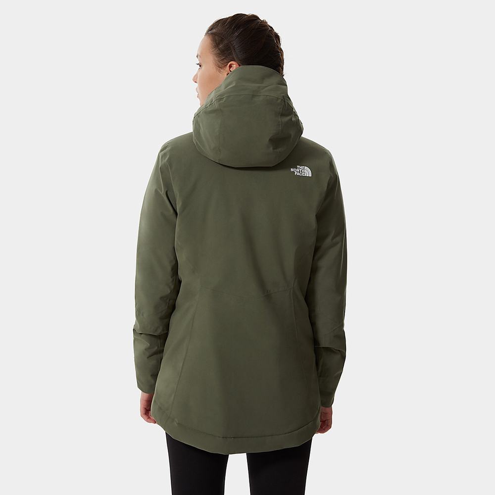 Nepremokavé Bundy The North Face Inlux Insulated Damske Olivovo Zelená Zelene | ZKU-780645