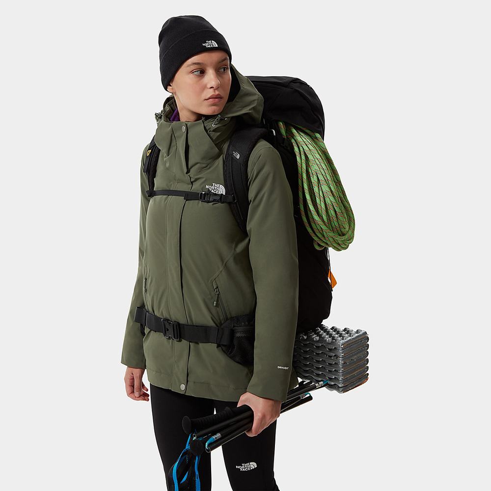 Nepremokavé Bundy The North Face Inlux Insulated Damske Olivovo Zelená Zelene | ZKU-780645