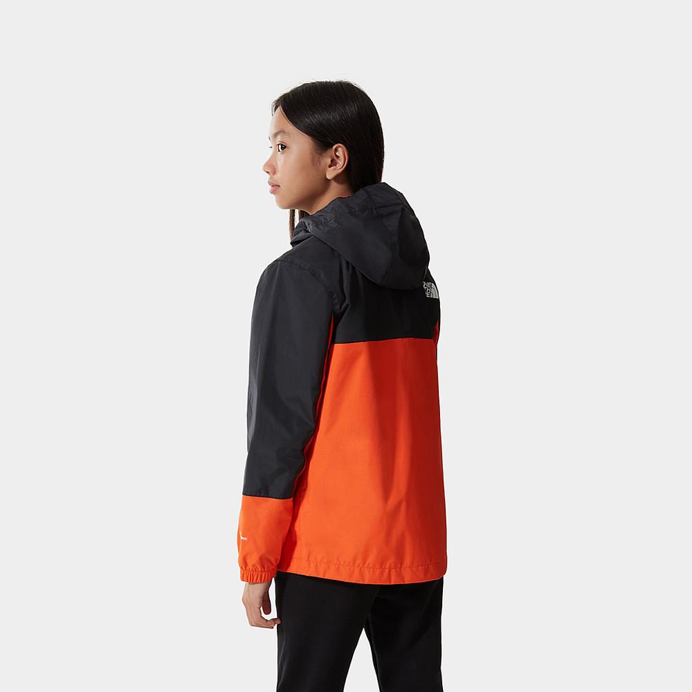 Nepremokavé Bundy The North Face LOBUCHE DRYVENT Dievcenske Červené Oranžové | LEA-917036