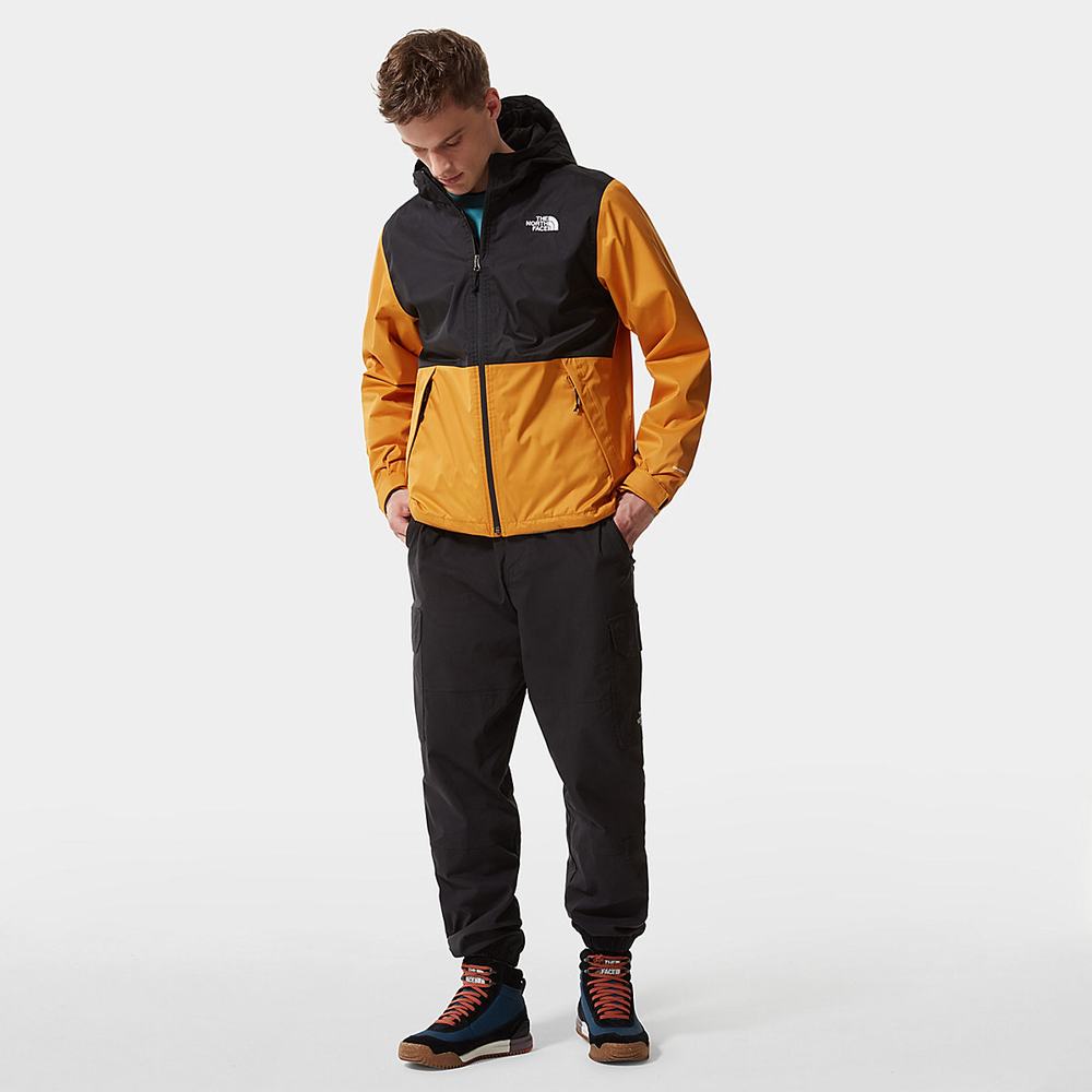 Nepremokavé Bundy The North Face MILLERTON Panske Čierne Žlté | SEV-061248