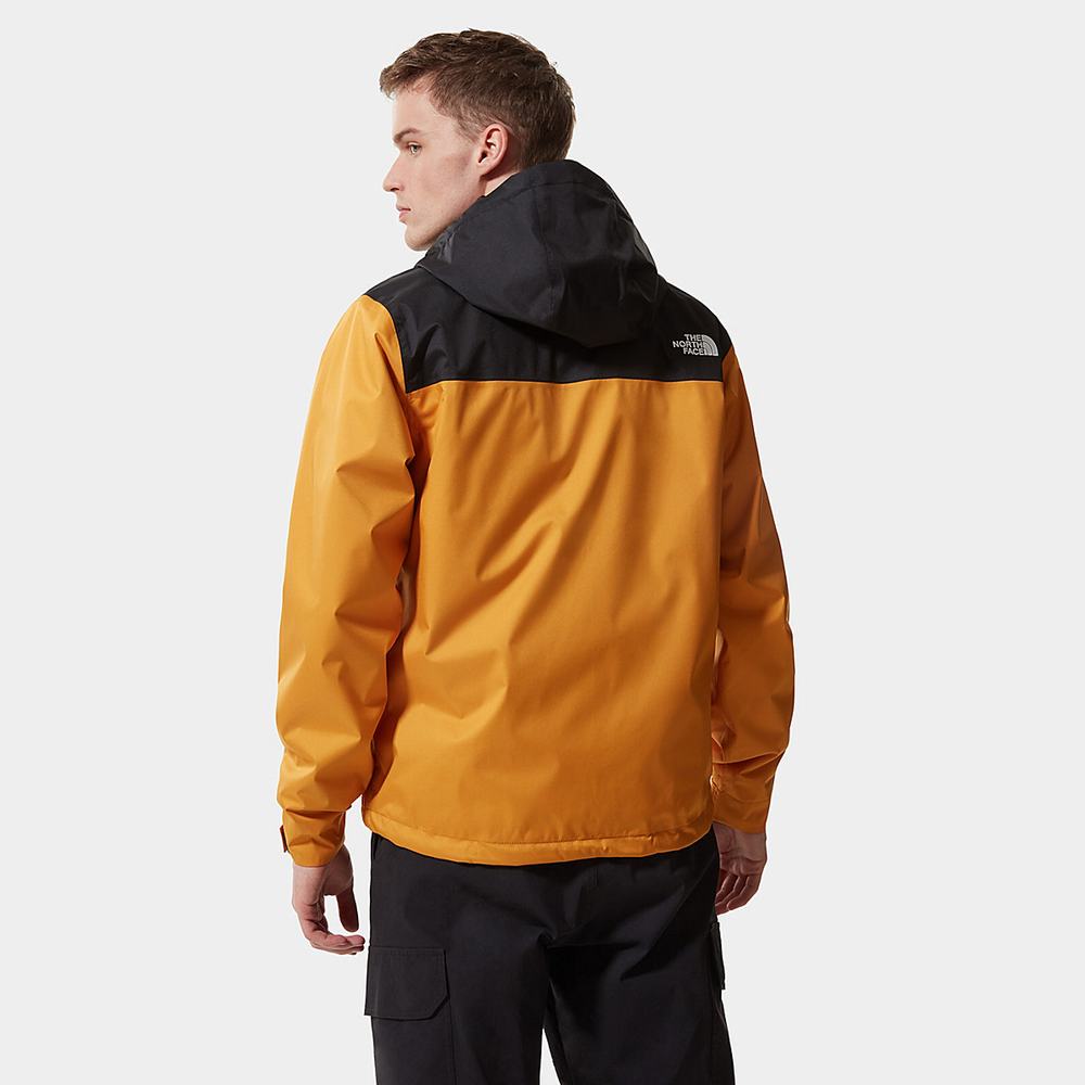 Nepremokavé Bundy The North Face MILLERTON Panske Čierne Žlté | SEV-061248