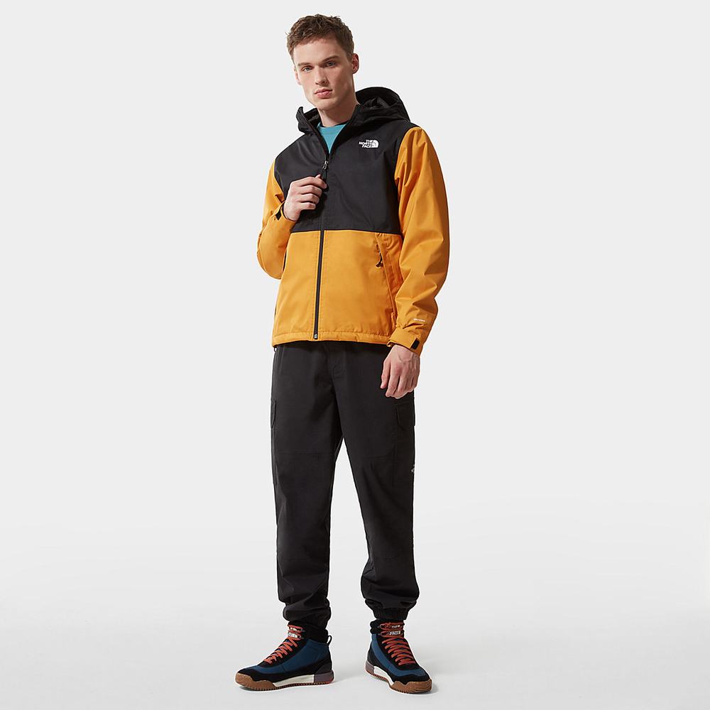 Nepremokavé Bundy The North Face MILLERTON Panske Čierne Žlté | SEV-061248