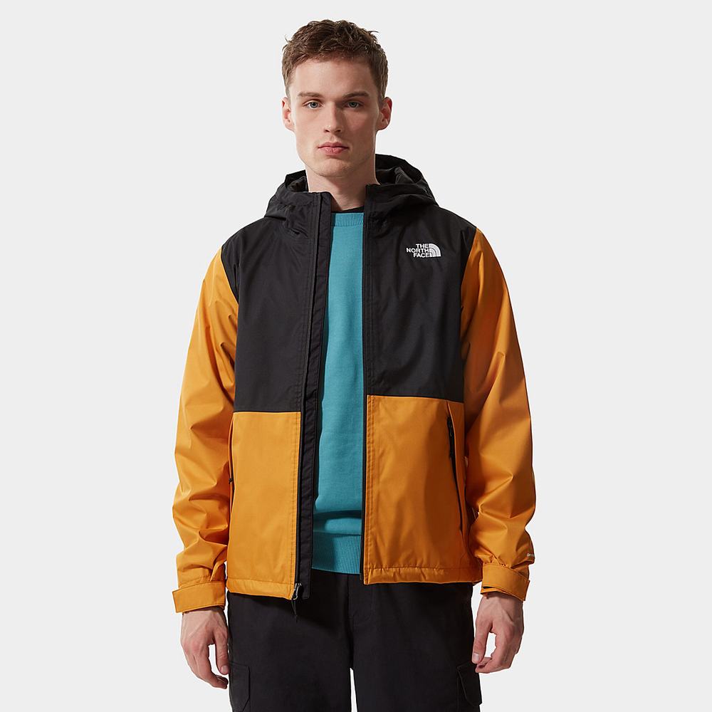 Nepremokavé Bundy The North Face MILLERTON Panske Čierne Žlté | SEV-061248