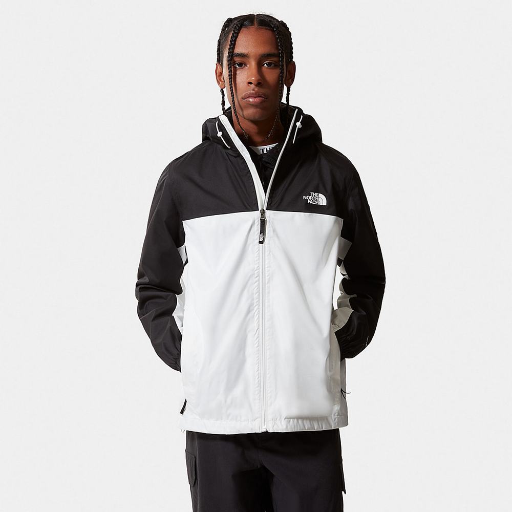 Nepremokavé Bundy The North Face MOUNTAIN Q Panske Biele | BHI-210589