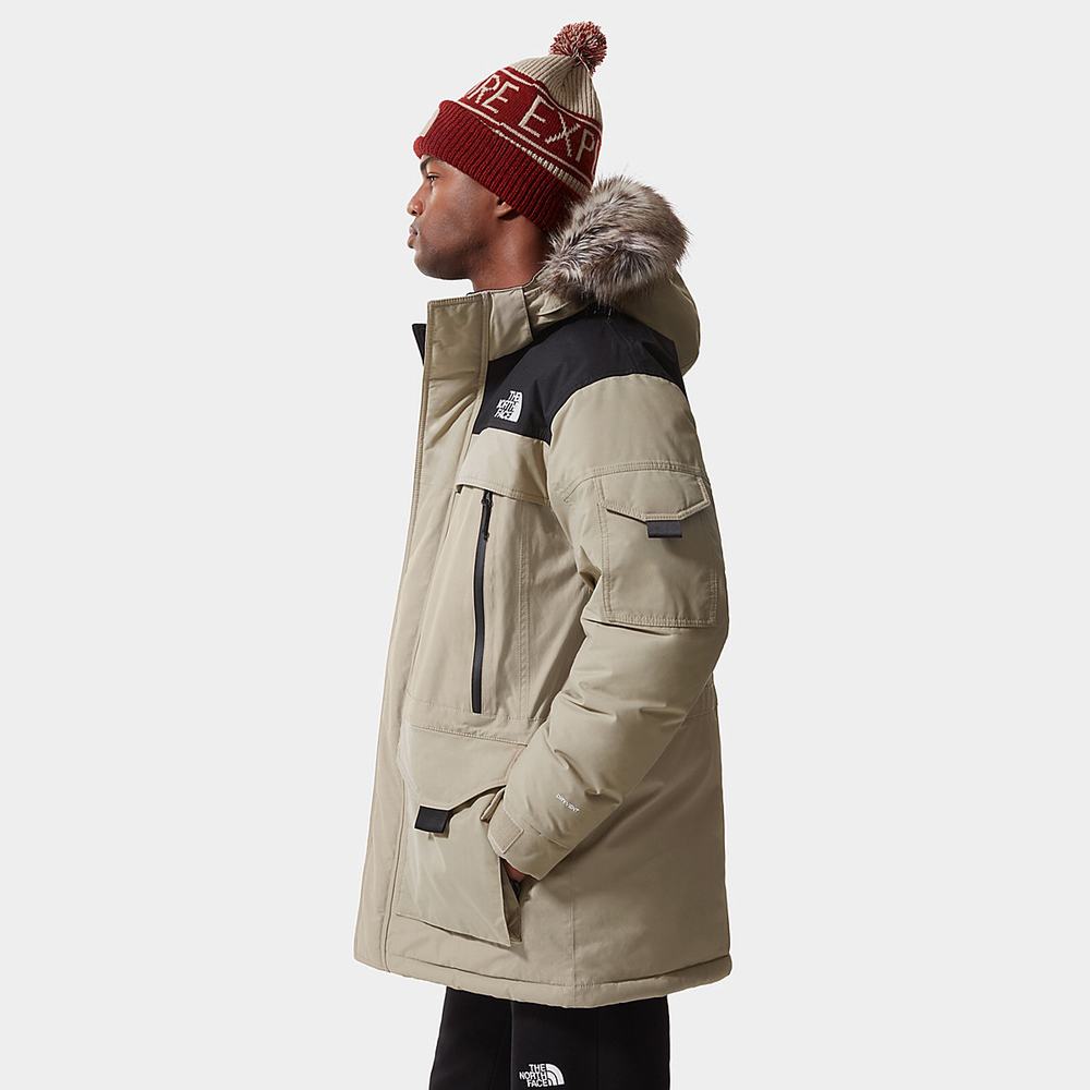 Nepremokavé Bundy The North Face McMurdo 2 Panske Svetlo Hnede | AOP-128695