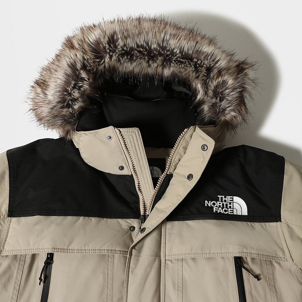 Nepremokavé Bundy The North Face McMurdo 2 Panske Svetlo Hnede | AOP-128695
