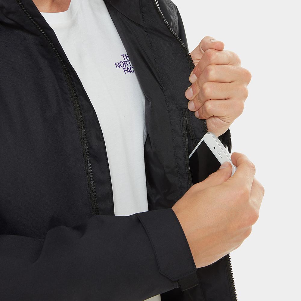 Nepremokavé Bundy The North Face Millerton Insulated Panske Čierne | YHT-054718