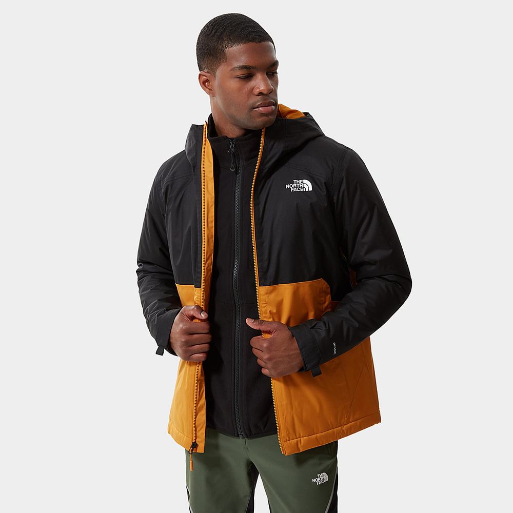 Nepremokavé Bundy The North Face Millerton Insulated Panske Žlté Čierne | ZVK-705924