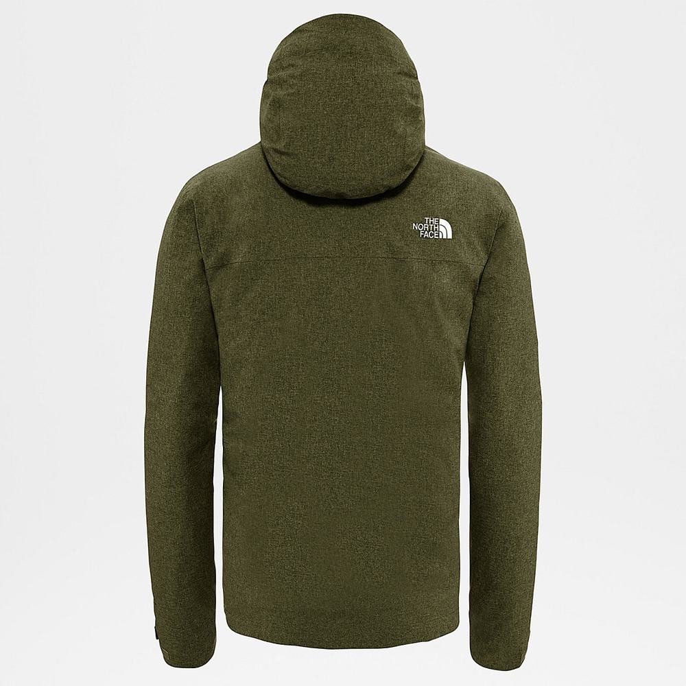 Nepremokavé Bundy The North Face Mountain Zip-In Triclimate® Panske Zelene | EWJ-530867
