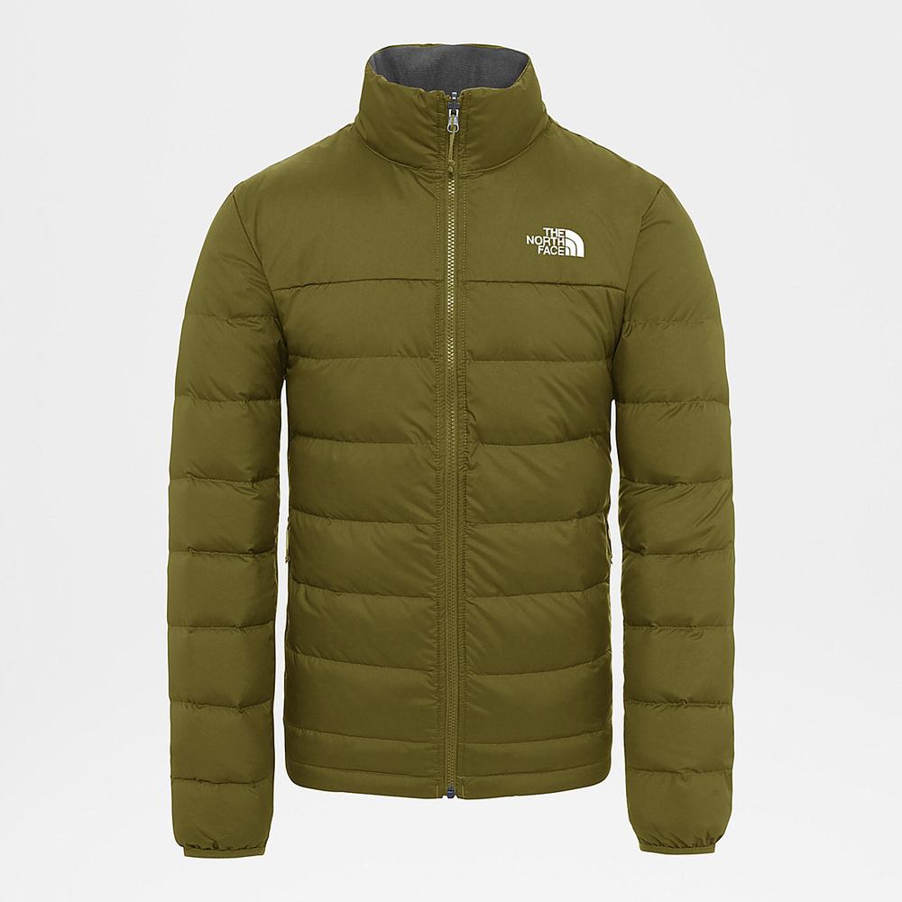 Nepremokavé Bundy The North Face Mountain Zip-In Triclimate® Panske Zelene | EWJ-530867