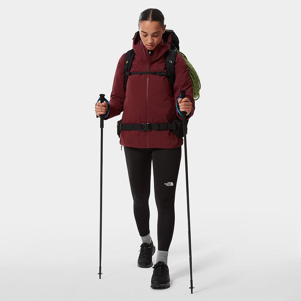 Nepremokavé Bundy The North Face Mountain Light FUTURELIGHT™ Triclimate Damske Červené | GDH-034857