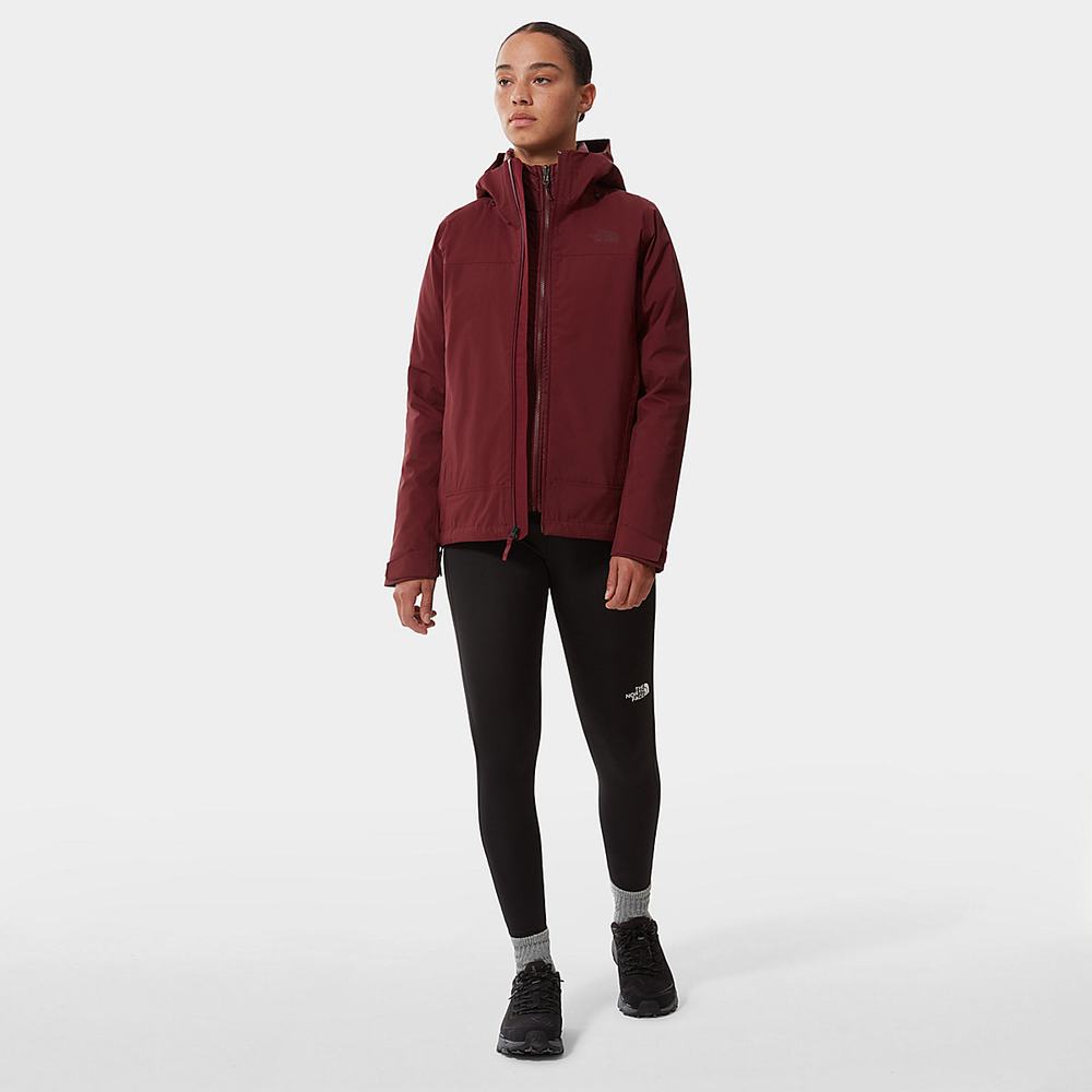 Nepremokavé Bundy The North Face Mountain Light FUTURELIGHT™ Triclimate Damske Červené | GDH-034857